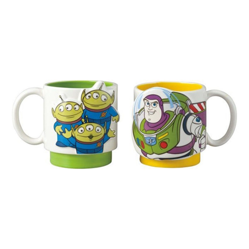 Toy Story Aliens & Buzz Lightyear Cup Set Pair Mug