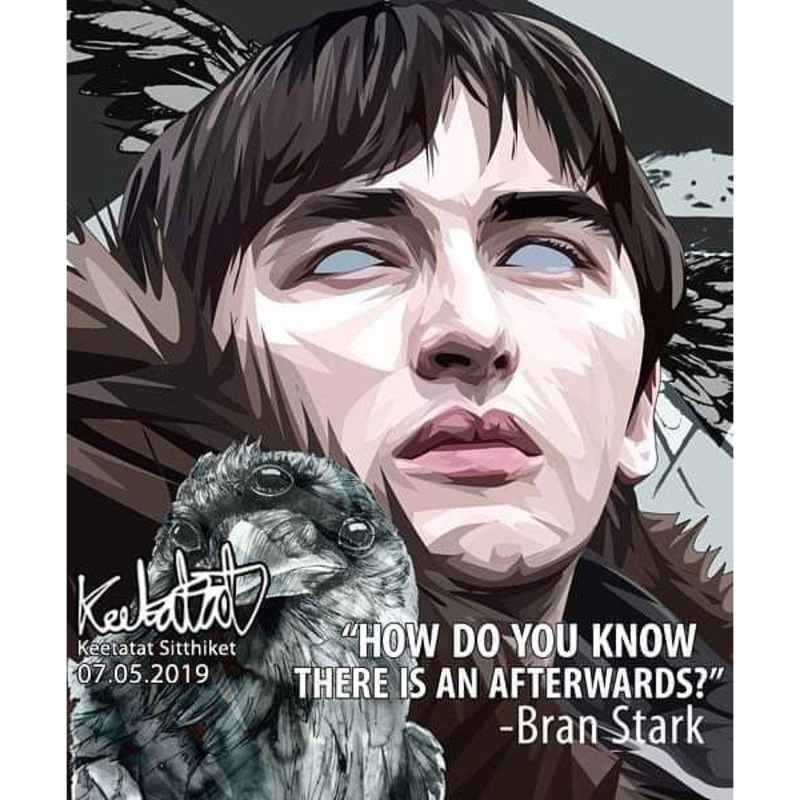 Bran Stark Game of Thrones Pop Art Poster Wall Decoration Drawing
