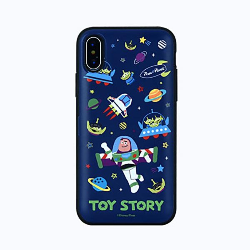 Buzz Lightyear Toy Story Disney Mirror Card Slot Flip iphone Case
