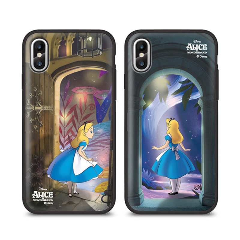 Disney Alice in Wonderland Entering Garden Card Mirror iPhone Case