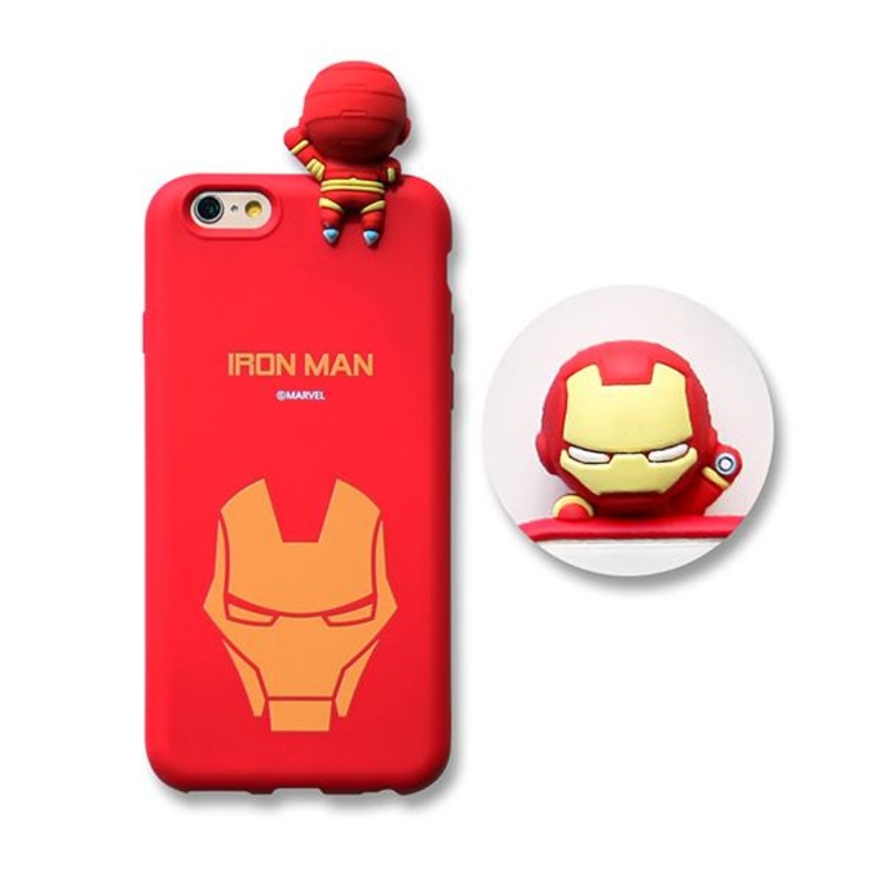 Marvel Avengers Ironman Jelly Figure Soft iPhone Case