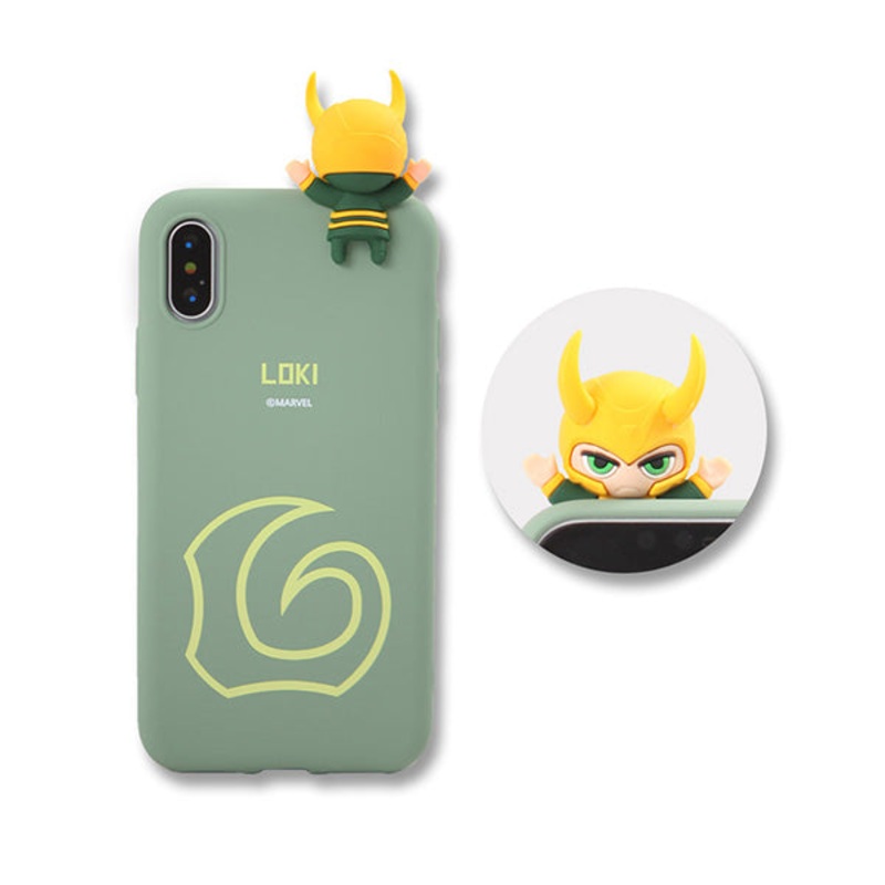 Marvel Avengers Loki Jelly Figure Soft iPhone Case
