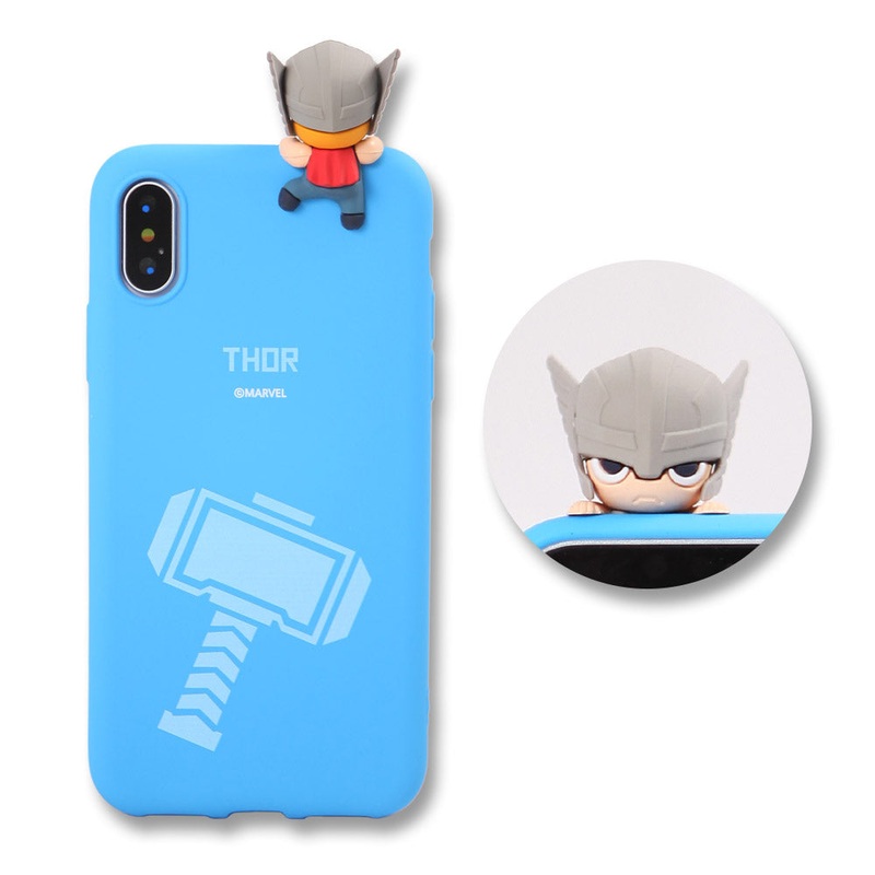 Marvel Avengers Thor Jelly Figure Soft iPhone Case