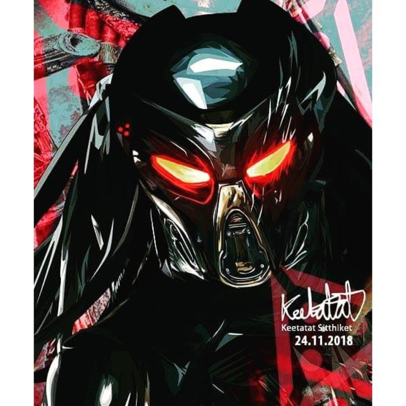 Pop Art Poster Wall Decoration Drawing The Predator
