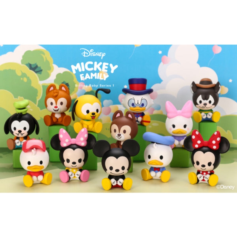 Pop Mart – Disney Mickey Family Mini Figure (Mickey, Minnie, Donald, Goofy, Chip, Dale, etc.)