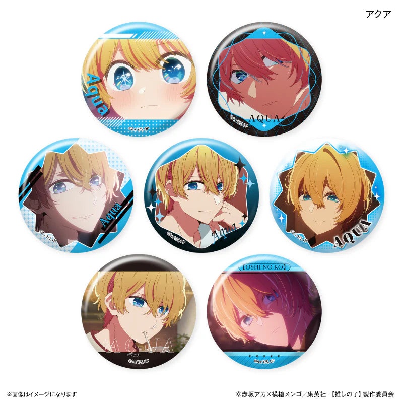 [Oshi no Ko] Aqua Trading Can Badge (set of 7)