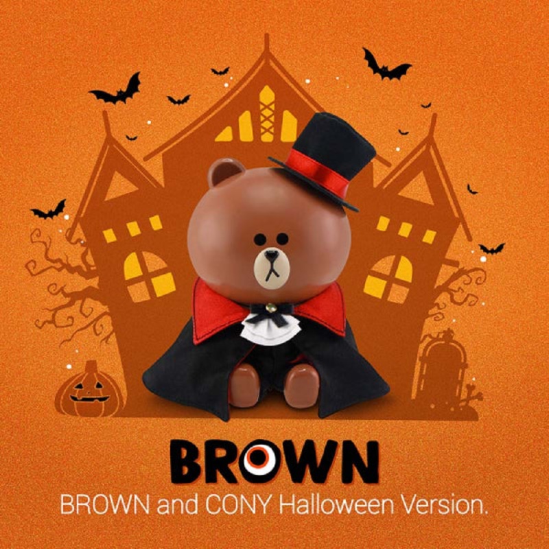 [P-STYLE] LINE FRIENDS – BROWN HALLOWEEN VERSION