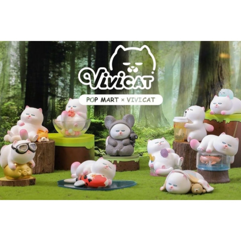 Pop Mart – Vivicat Lazy Friend Series Mini Figure