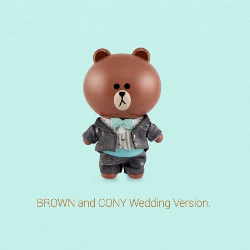 [P-STYLE] LINE FRIENDS – BROWN WEDDING VERSION