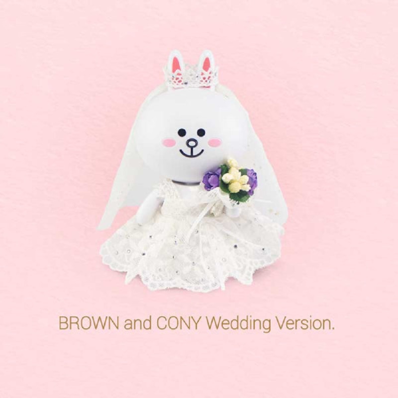 [P-STYLE] LINE FRIENDS – CONY WEDDING VERSION