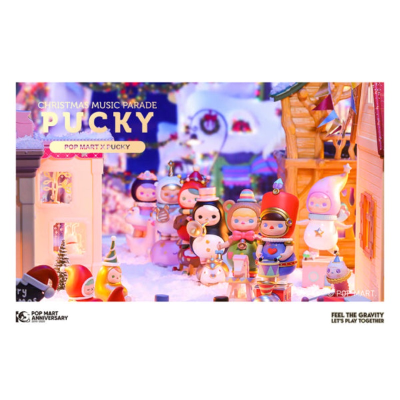 Pop Mart – Pucky Christmas Music Parade Blind Box Series Mini Figure