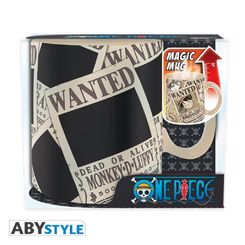 ONE PIECE – Mug Heat Change – 460 ml – Wanted