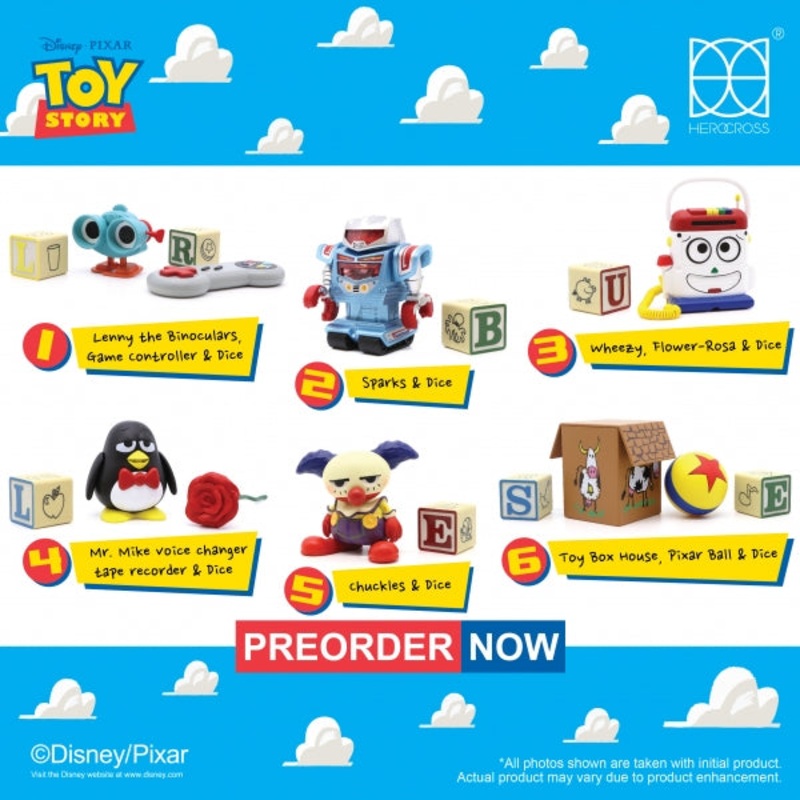HEROCROSS – HPS#001-006 Disney and Pixars Toy Story Co-star Toy Series