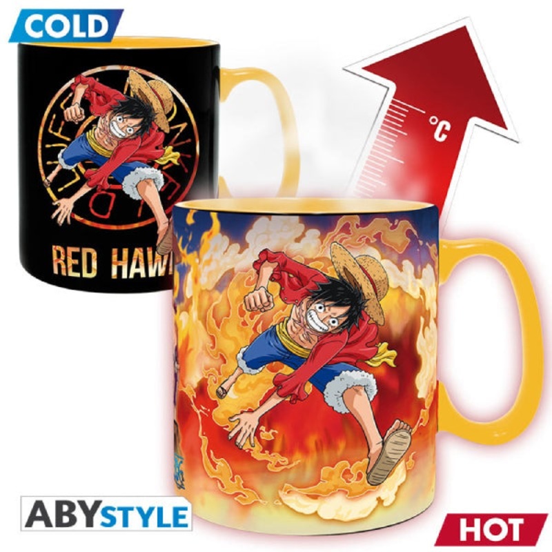 ONE PIECE – Mug Heat Change – 460 ml – Luffy & Sabo