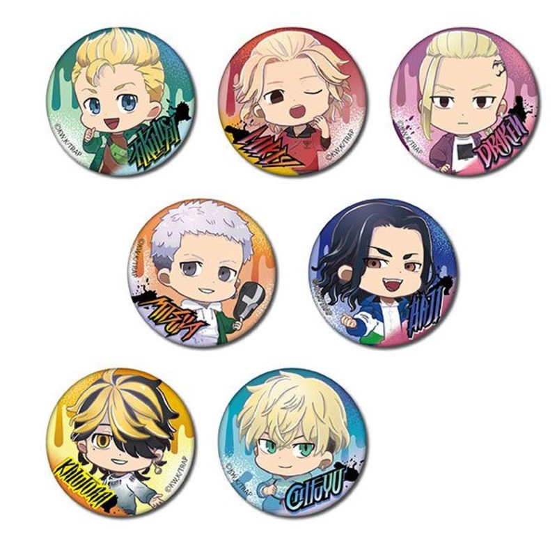 Tokyo Revengers – Tojikore Can Badge vol.1 (Set of 7)