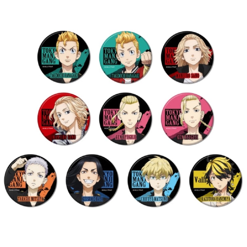 Tokyo Revengers – Can badge (Set of 10)
