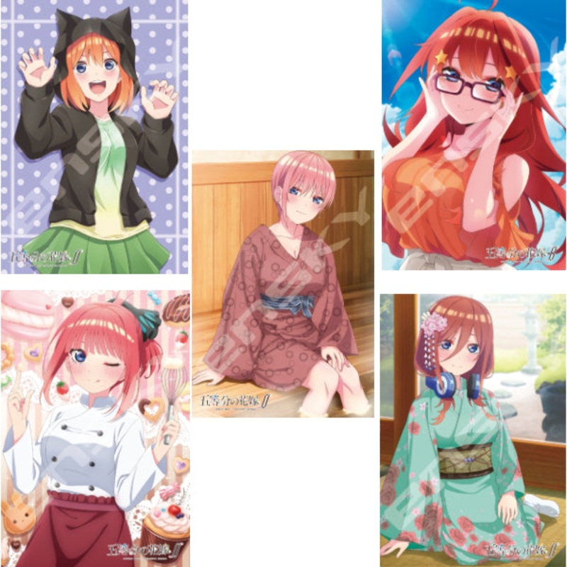 300 Pieces Jigsaw Puzzle The Quintessential Quintuplets  (1916 Ichika / 1917 Nino / 1918 Miku / 1919 Yotsuba / 1920 Itsuki)
