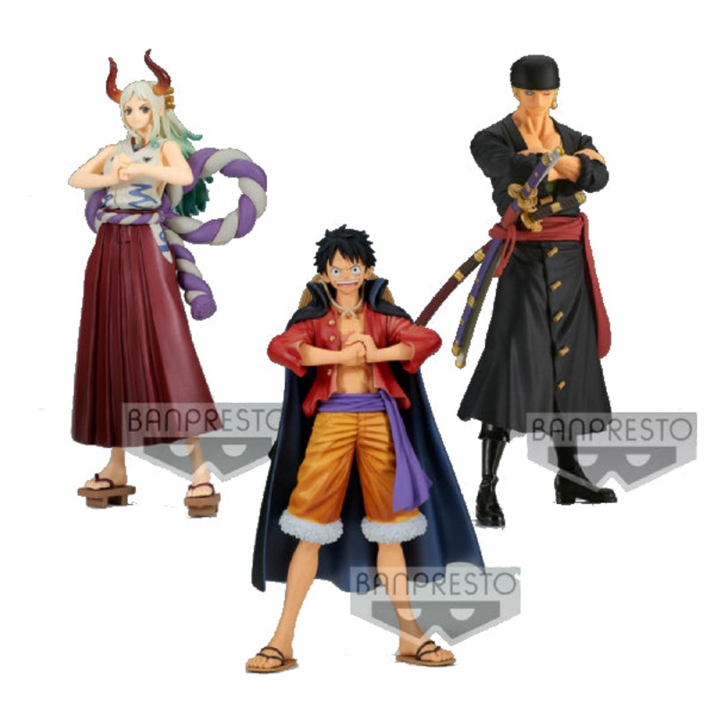 [DXF] ONE PIECE  THE GRANDLINE SERIESWANOKUNI (MONKEY .D. LUFFY / YAMATO / RORONOA ZORO)