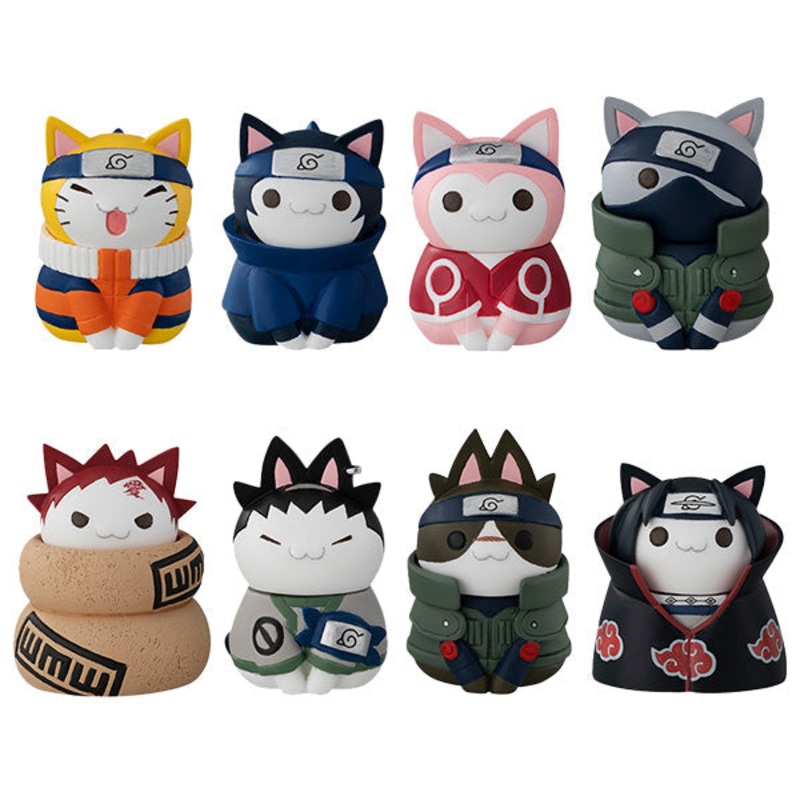 NARUTO-NYARUTO!  CATS of KONOHA VILLAGE (set of 8) (Aug 2022 Resale ver.)