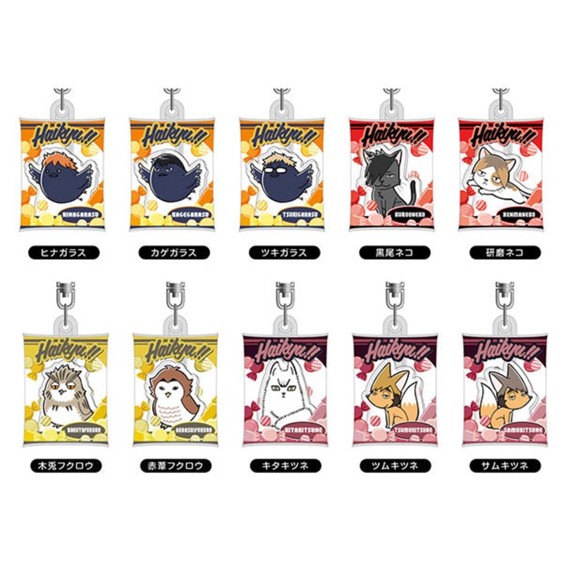 Air-fuwa Key Ring Haikyu!!  Vol.2 (Set of 10)