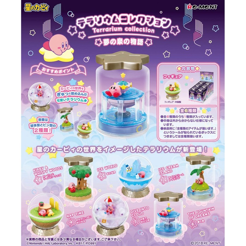 REMENT – Kirby Terrarium (the Fountain of Dreams) (Set of 6) (2025 JUL ver.)