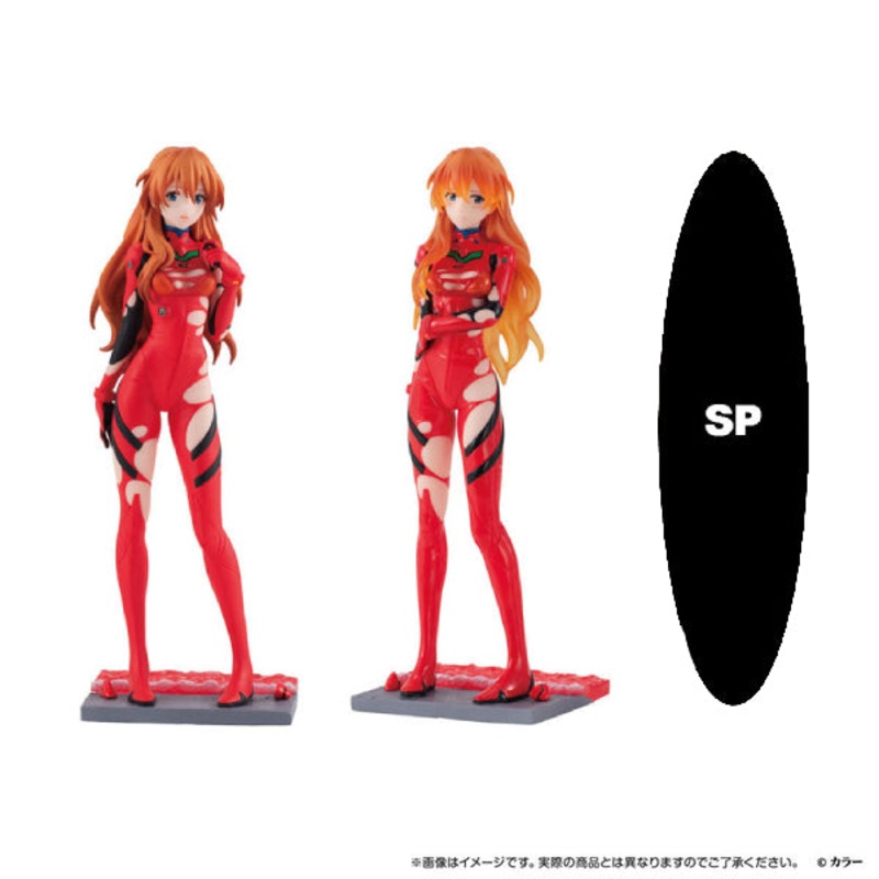 [CP BOX] Gasha Portraits PREMIUM Evangelion Asuka Langley   (set of 3)
