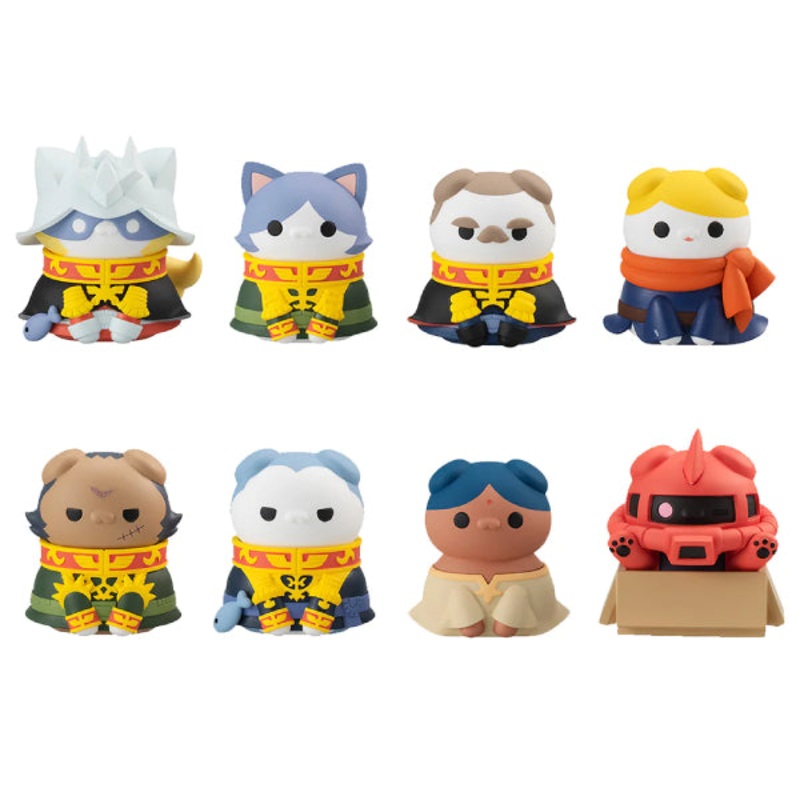 MOBILE SUIT GUNDAM NYANDAM We are the PRINCIPALITY OF ZEON! (set of 8)