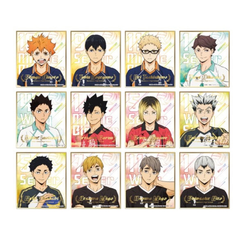 Haikyu!! Visual Shikishi Collection 7 (box of 12 packs)