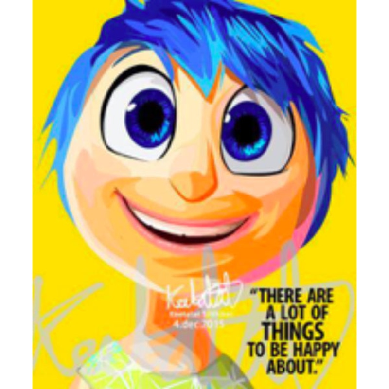 Pop Art Wall Decoration Drawing (Joy)  Inside Out