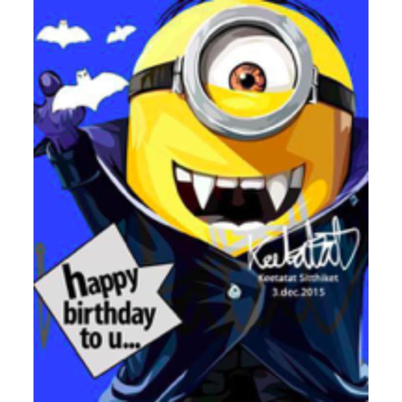 Pop Art Wall Decoration Drawing (Minions HB)