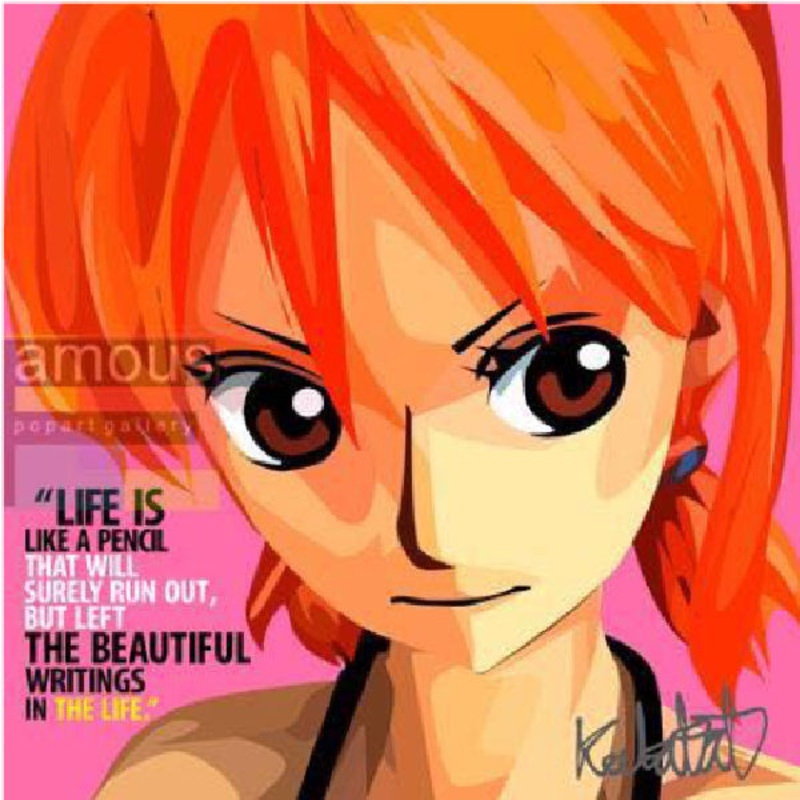 Pop Art Wall Decoration Drawing (Nami)