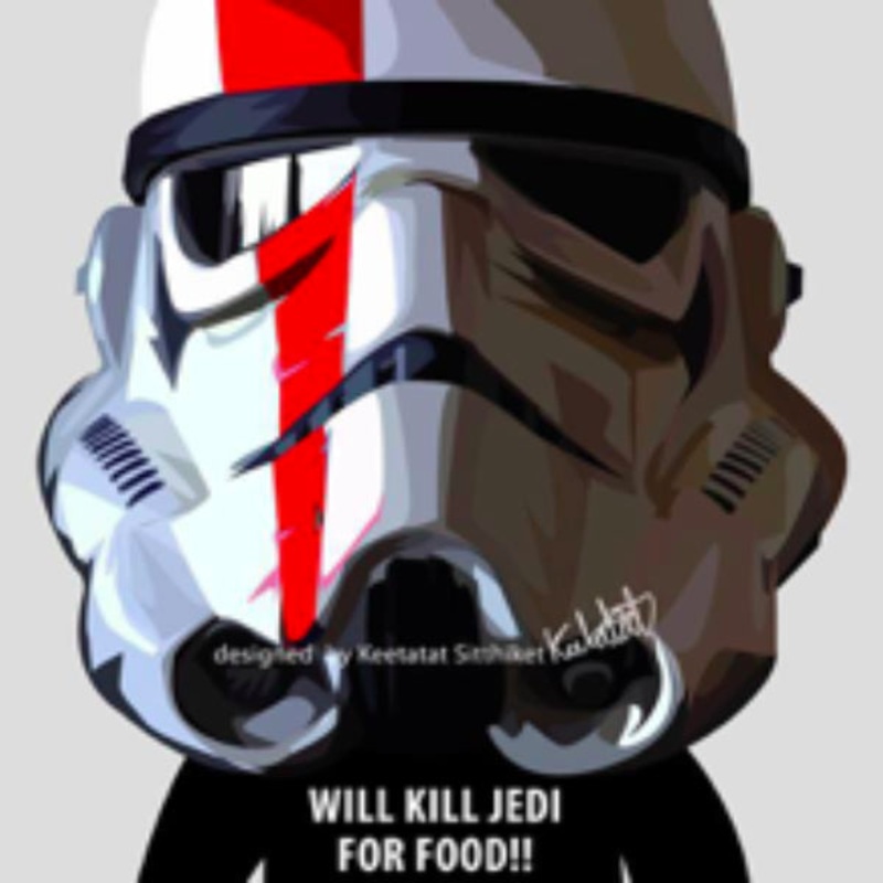 Pop Art Wall Decoration Drawing (Stormtrooper Kill Jedi)