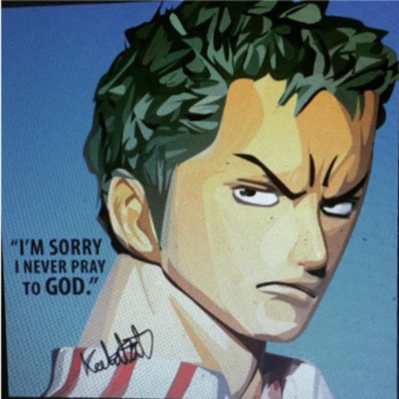 Pop Art Wall Decoration Drawing (Zoro)