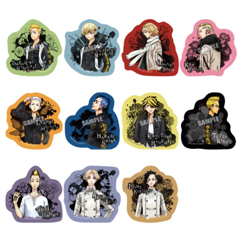 TOKYO REVENGERS CHARACTER MAGNETS W/O GUM (box of 14 packs)
