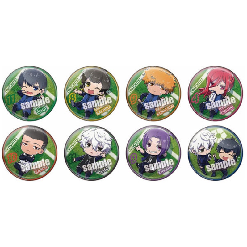 Wake him up! Defo Blue Lock Trading Can Badge (set of 8)