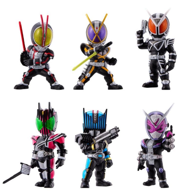 CONVERGE MOTION KAMEN RIDER 3 W/O GUM (set of 7)