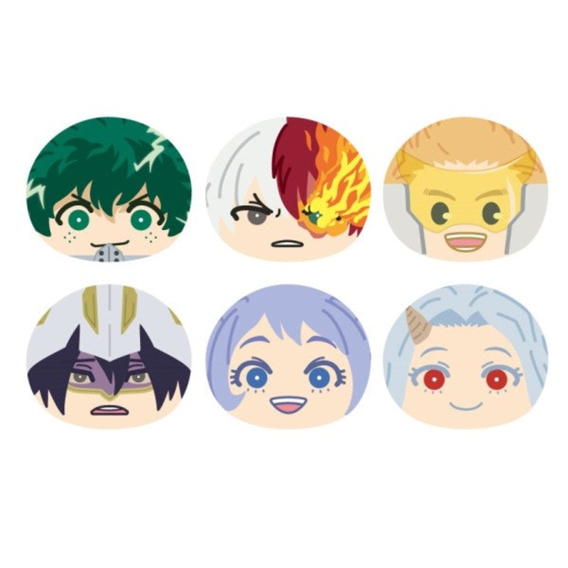 TV Anime My Hero Academia Omanju Nigi Nigi Mascot 3 box A (set of 6)