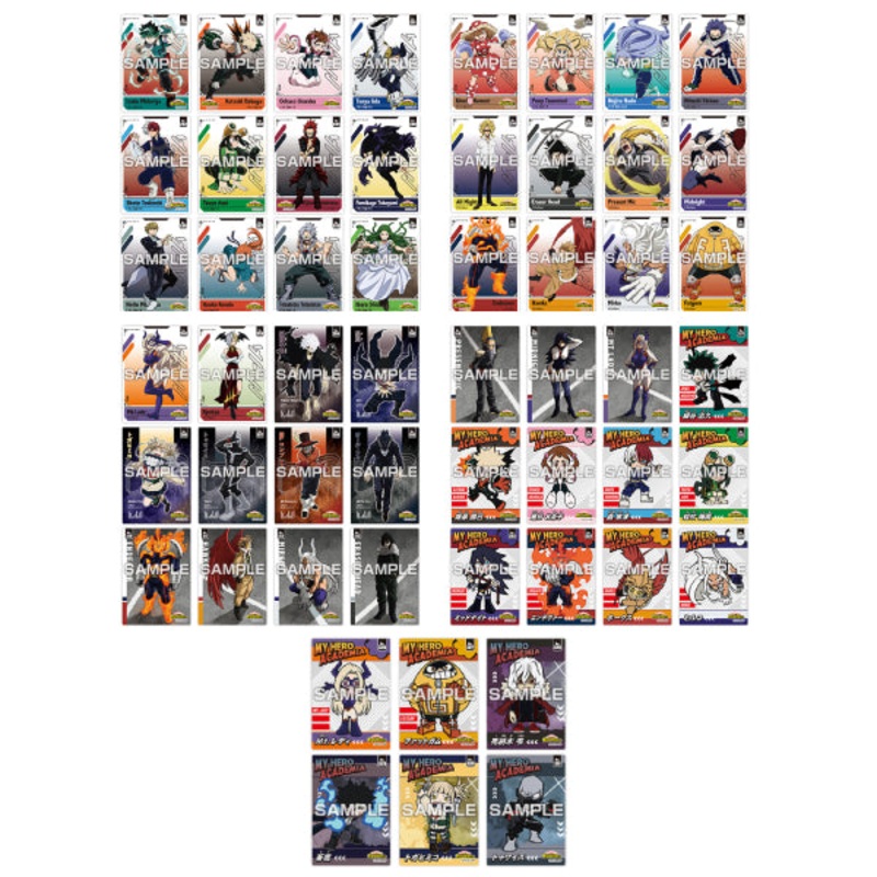 TV Anime My Hero Academia Clear Card Collection Gum 6 (box of 16 packs)