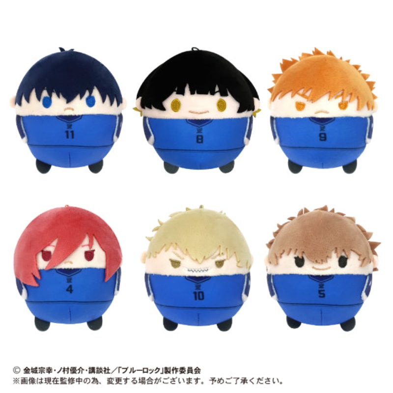 Blue Lock Fluffy Kororin (set of 6) (2023 June Resale ver.)  fuwa