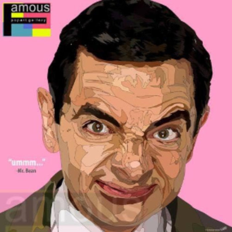 Pop Art Wall Decoration Drawing (Mr. Bean)