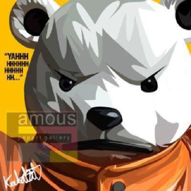 Pop Art Wall Decoration Drawing (One Piece Bepo)