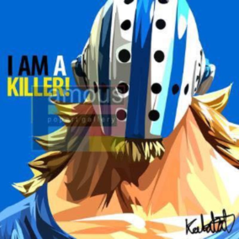 Pop Art Wall Decoration Drawing (One Piece Killer)