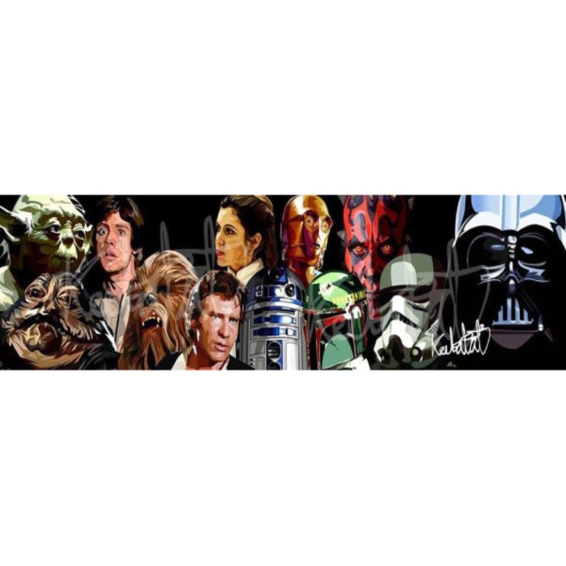 Pop Art Wall Decoration Drawing (Star Wars Set 4pcs)