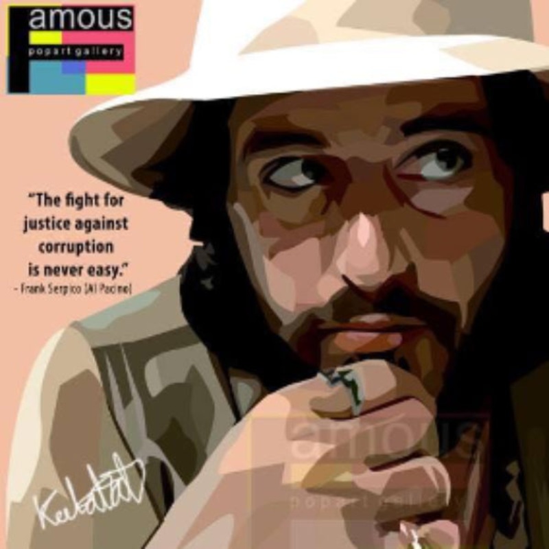 Pop Art Wall Decoration Drawing (Frank Serpico)