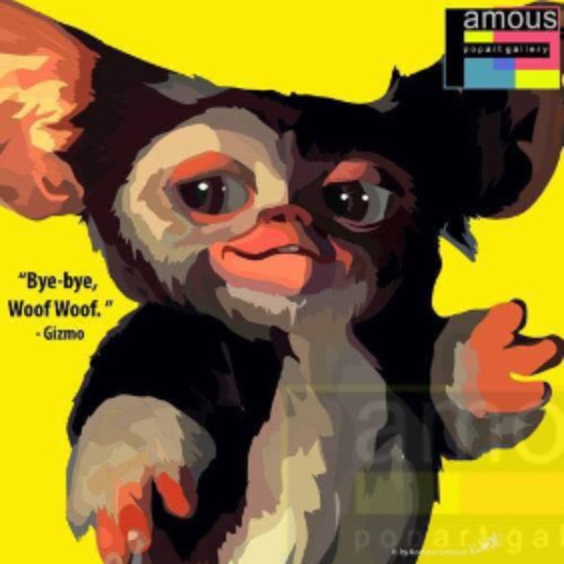 Pop Art Wall Decoration Drawing (Gizmo)  Gremlins
