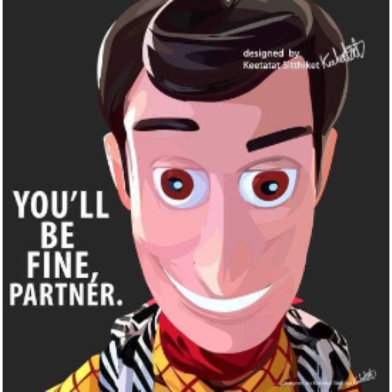 Pop Art Wall Decoration Drawing (Toy Story Sheriff Woody)