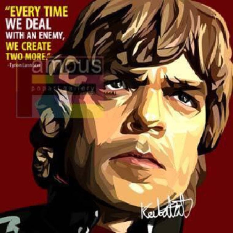 Pop Art Wall Decoration Drawing (Tyrion Lannister)  Game of Thrones