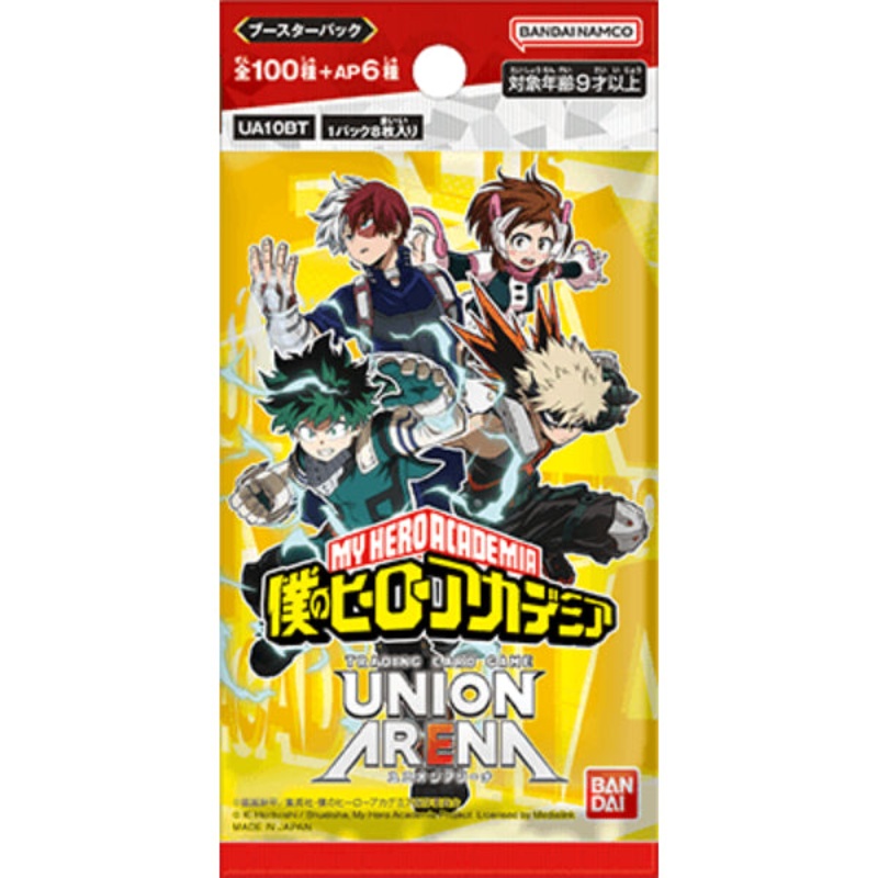 UNION ARENA Booster Pack My Hero Academia (box of 16 packs)