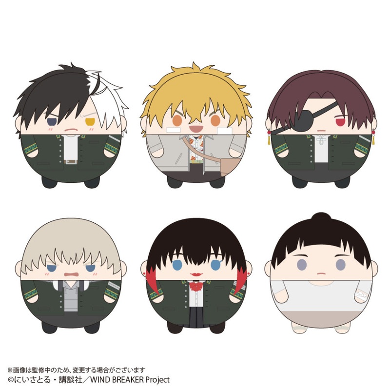 WIND BREAKER Fuwakororin 3 (set of 6)