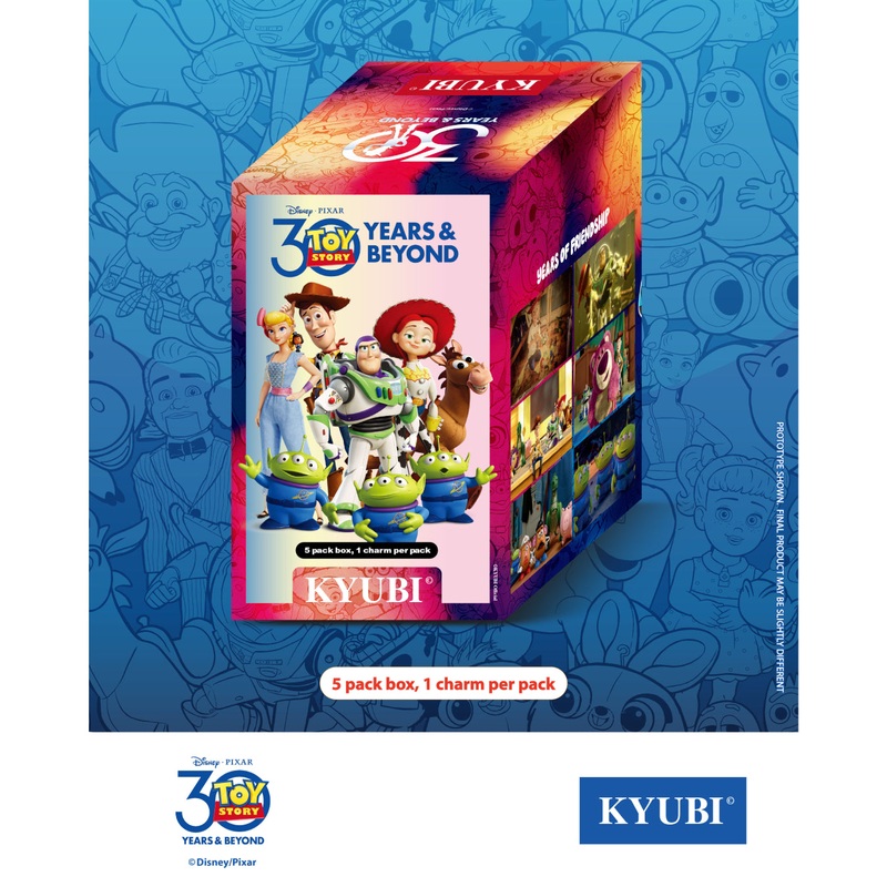 KYUBI Charm Collection Series 6 – Toy Story 30th anniversary (box of 5) 30